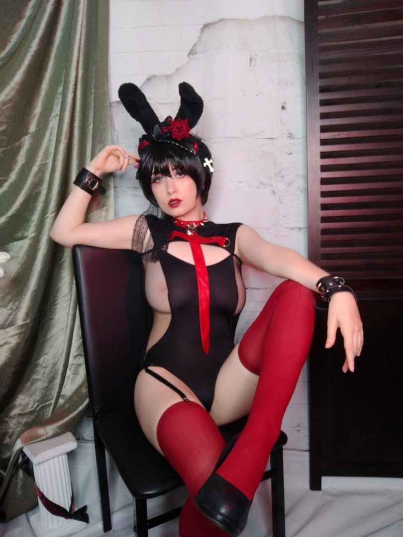 Usatame Nude Goth Bunny x 3