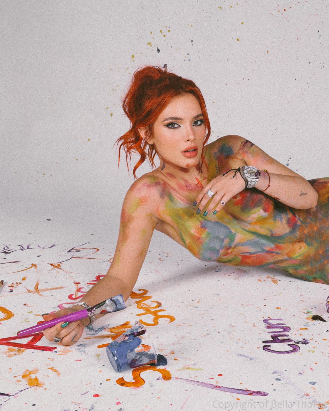 Bella Thorne Nude Body Paint Onlyfans Photos Leaked