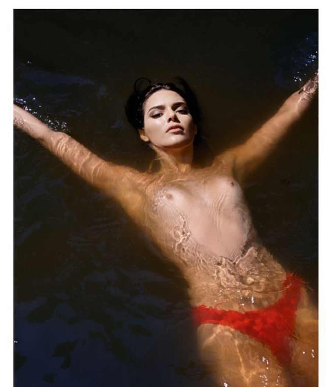 Kendall Jenner Nude Bikini Pool Photoshoot Photos Leaked