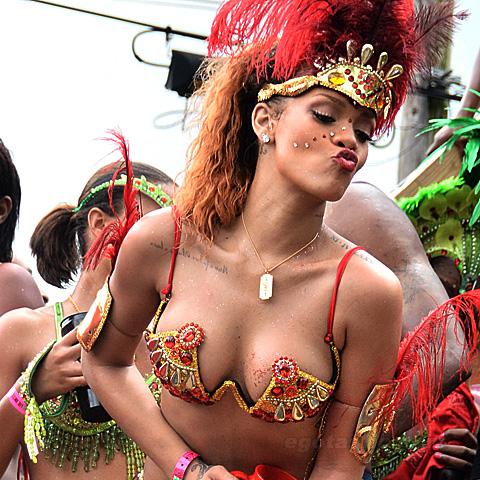 Rihanna Bikini Tease Barbados Festival Photos Leaked